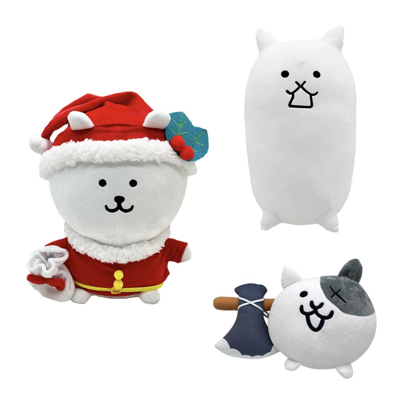 YILILK 2024 Chiikawa Plush,26cm/10.2in The Battle Cats,halloween Christmas Birthday Choice For Boys Girls Home Decor(3 pcs)