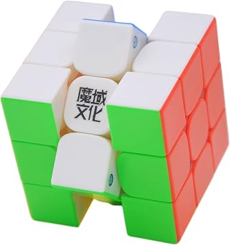 Moyu WRM 2021 Lite 3x3 Stickerless Magic Cube WR M Lite Built-in Magnets Puzzle Magic Magnetic Cube