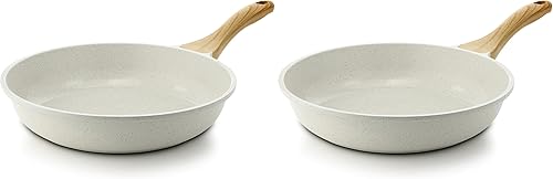 Miniatura 15 de SENSARTE Sartén antiadherente de cerámica, sartén para tortillas de 12.5 pulgadas, sartén de chef no tóxica y saludable, sartén para huevos