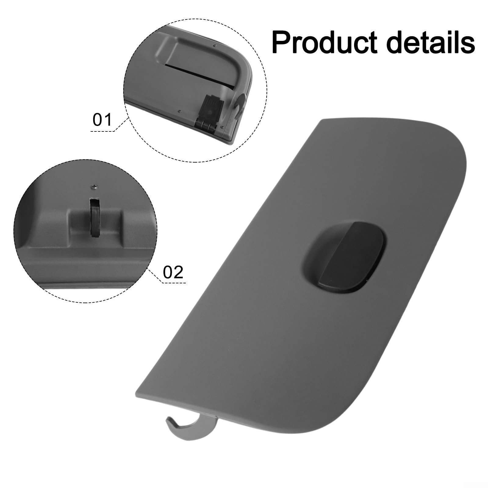 Copertura vano portaoggetti per Transit MK5 MK6 1997-2006, parte di ricambio in plastica ABS OEM 4045476, coperchio vano portaoggetti copilota