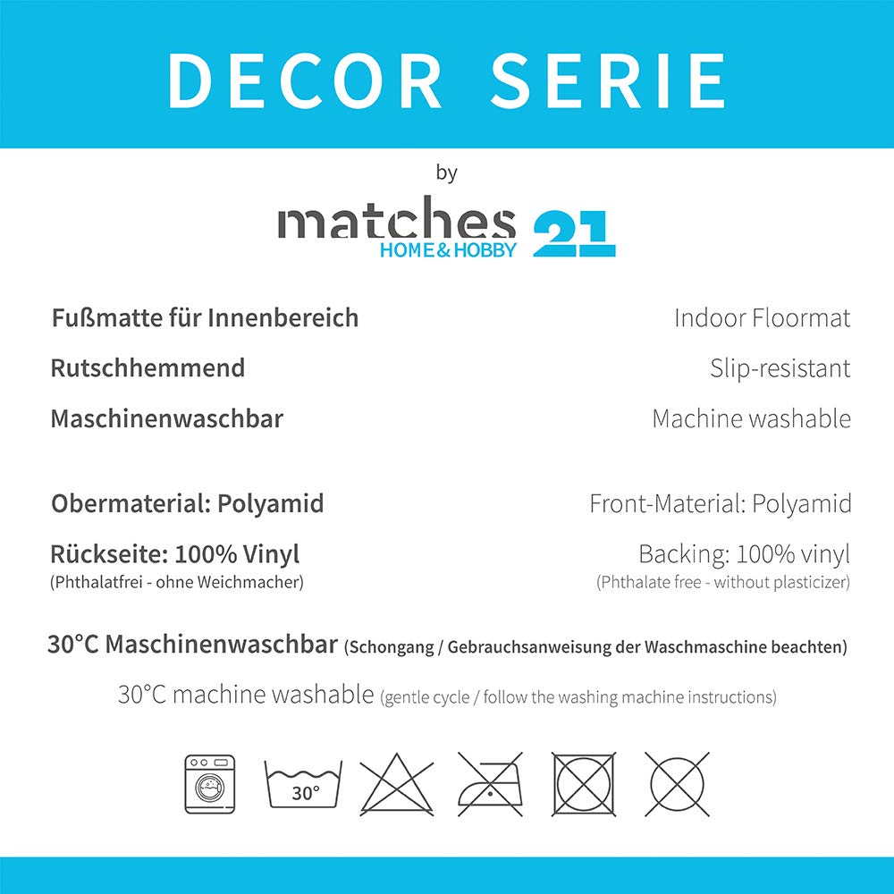 Deurmat voor binnen, wasbaar motief, 40 x 60 cm, vintage Perzisch rood, als antislip vuilvangmat, moderne entree, schoonloopmat voor hal en voordeur