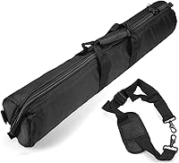Vista 9 de Meking Bolsa de transporte acolchada de 39 pulgadas, funda de transporte resistente para trípode de fotografía con correa para soportes de luz