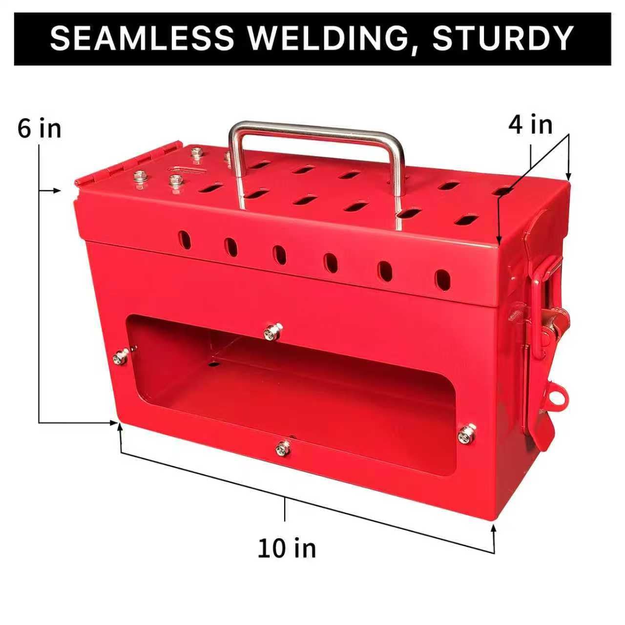 MACCANN&ESSIN Lockout Tagout Group Lock Box Lock Out Tag Out Loto Boxes for OSHA Compliant Procedures (2)