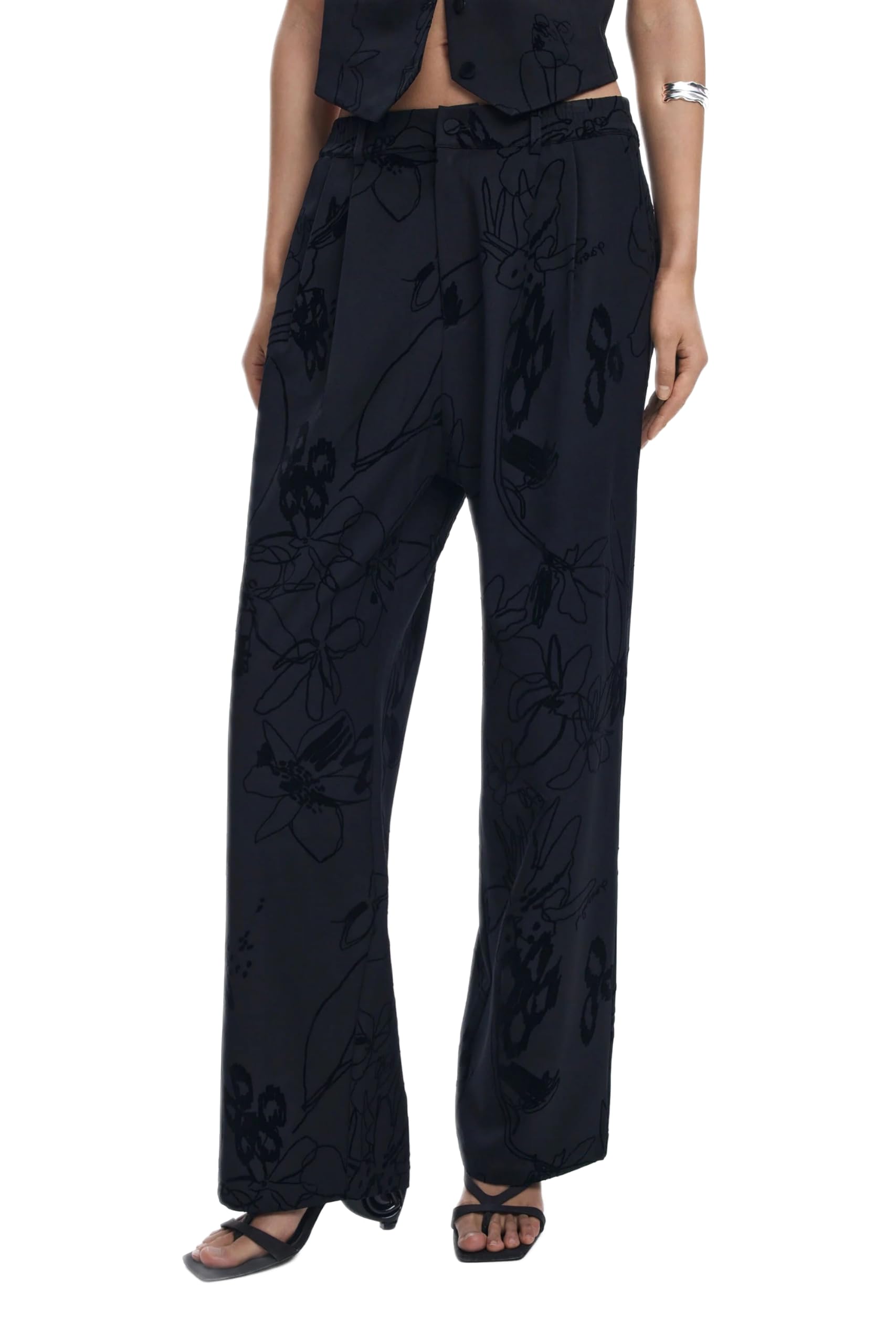 Pant_Flock, 2000 Black, XL