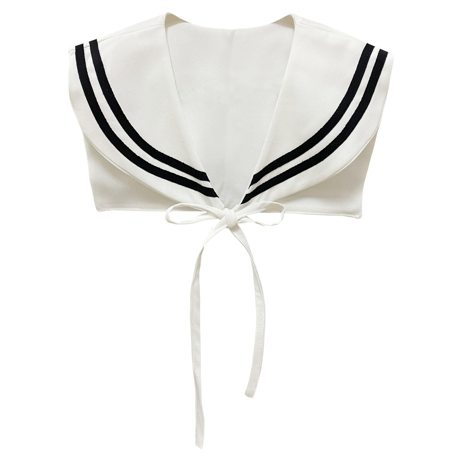 HoosaiyWooSailor Collars Scarf for Women Top Fake Collar Necklaces Shawl wraps Match Sweater Shirt Dress