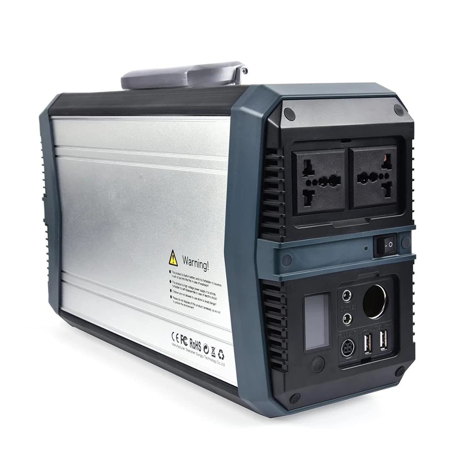 TIM-LI Estación De Energía Portátil De 500Wh 145600 Mah/Batería De Litio De Respaldo para Camping, Viaje, Autocaravana, Apagones, Emergencia