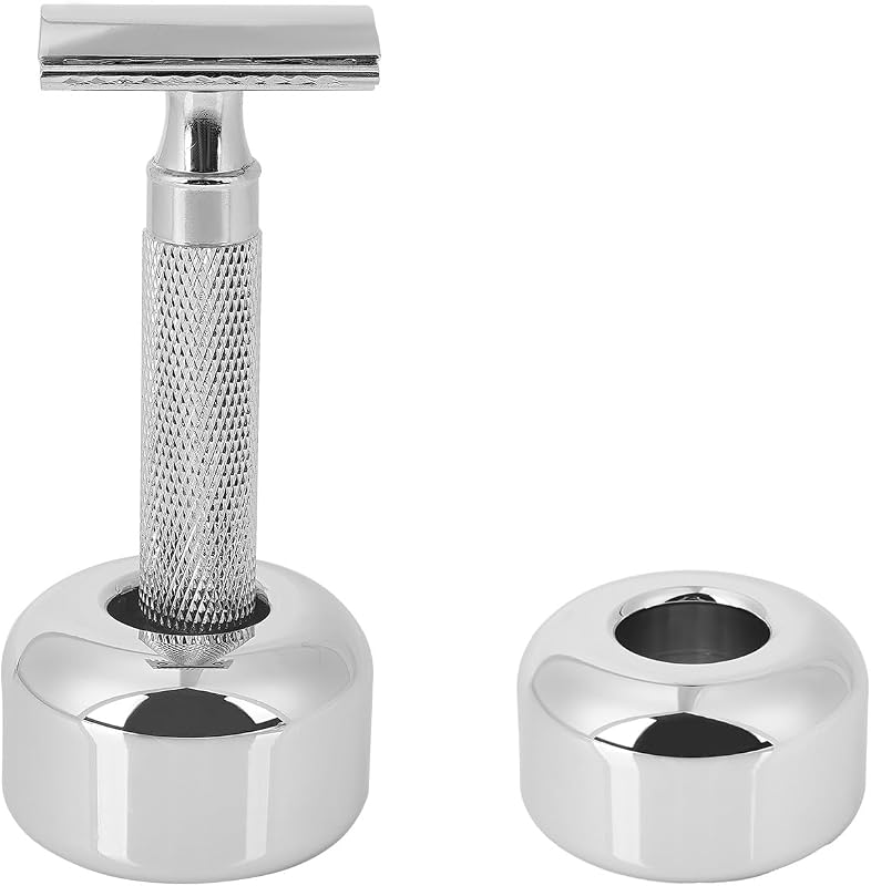 Suporte de alumínio para aparelho de barbear, pincel, caneta ou escova de dentes LUEXBOX, pacote com 2