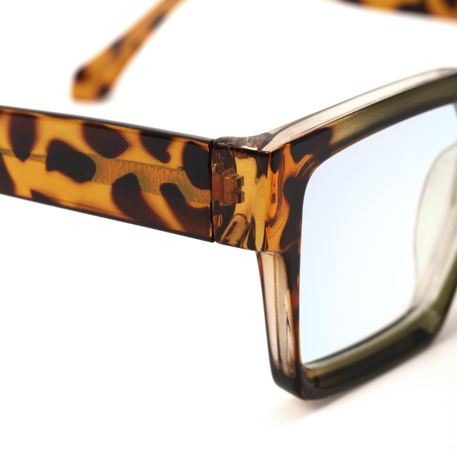 CLRAEGONK Blue Light Blocking Glasses Rectangle Chic Preppy Look MultiColor Frame for Women Men KELLY