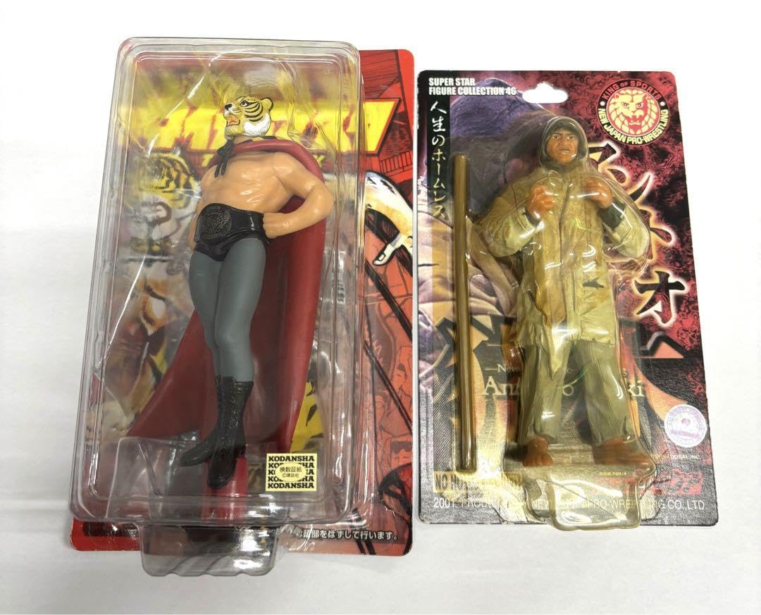 Amazon | プロレス フィギュア 2点まとめ タイガーマスク アントニオ 