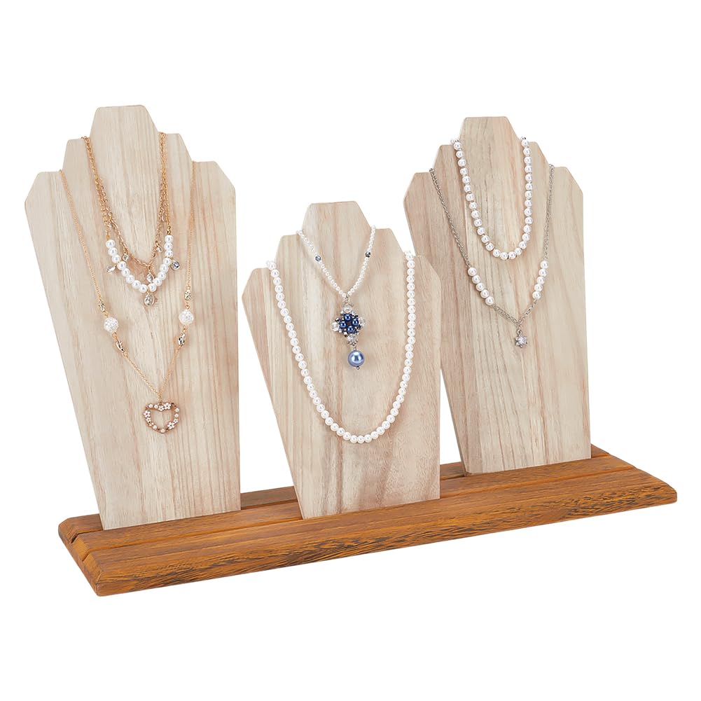 Amazon.com: PH PandaHall Necklace Holder, Wooden Necklace Display