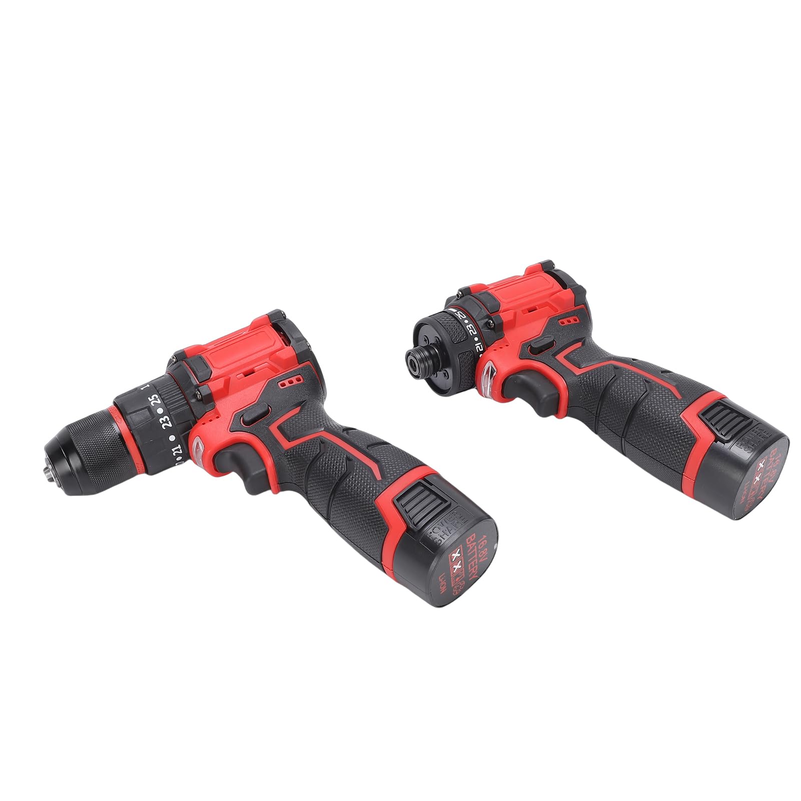 Perceuse à percussion sans fil ZASCHMOY, kit combiné 16,8 V, légère, avec 3 batteries, témoin de surcharge LED, pour le montage de meubles, prise UE 230 V.