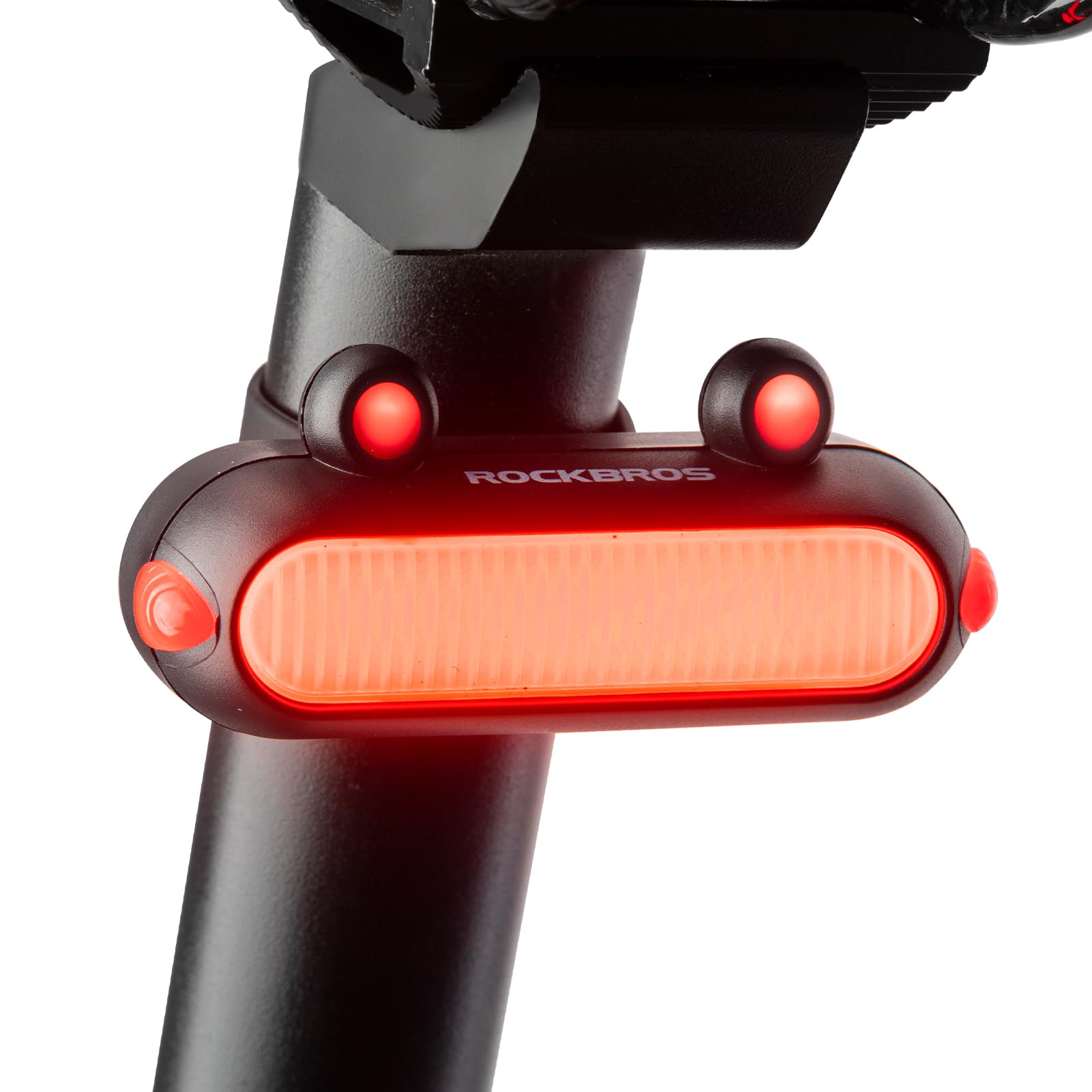 ROCKBROSSmart Bike Tail Light Bike Brake Light IPX6 Waterproof Bike Taillight USB Rechargeable Brake Sensing Rear Bike Light 6 Lighting Modes Bicycle Brake Light
