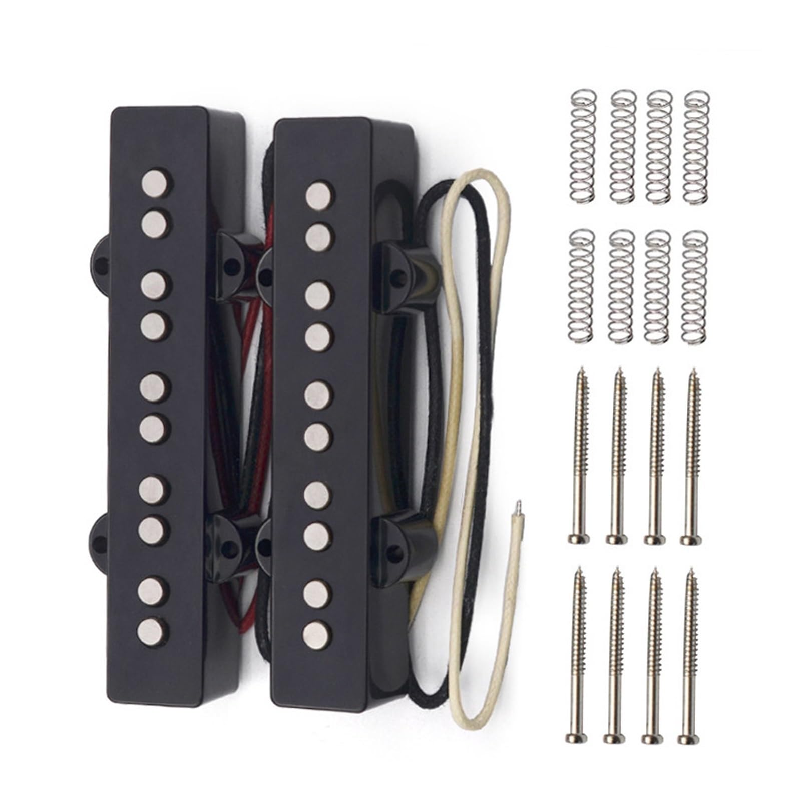 Przetworniki Gitarowe Jazz 5strunowy Elektryczny Bas Akustyczny Przetwornik Otwarty Single Coil BK(Bridge)