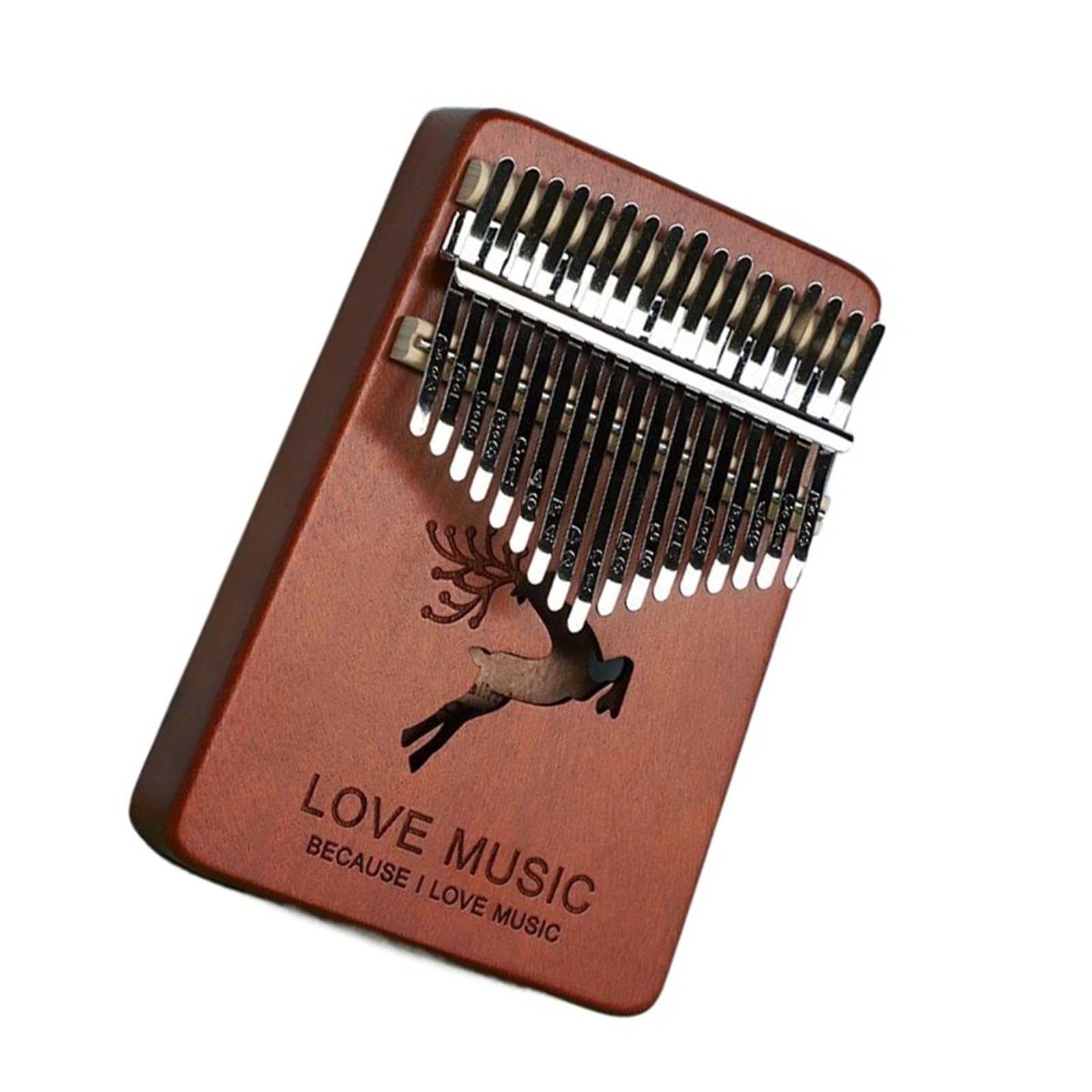 Pianoforte da pollice 17 note strumento pianoforte da dito per principianti kalimba