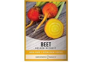 Gardeners Basics, Beet Seeds for Planting Golden Detroit Heirloom Non-GMO Golden Beets...