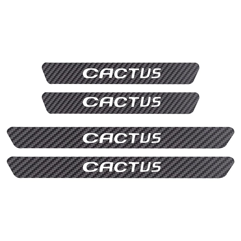 SDYAYFGE 4Pcs Kick Plates Car Door Sill Protector,for Citroën CACTUS