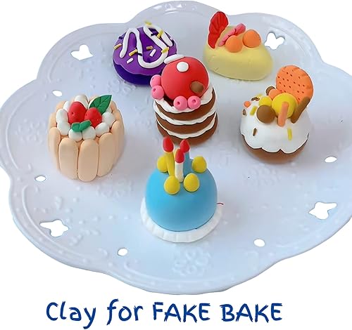 Miniatura 4 de BOHS Arcilla de espuma de modelado azul cielo, 1.1 libras, esponjosa, suave, seca al aire, para espejo de flores, cosplay, hornear falso,