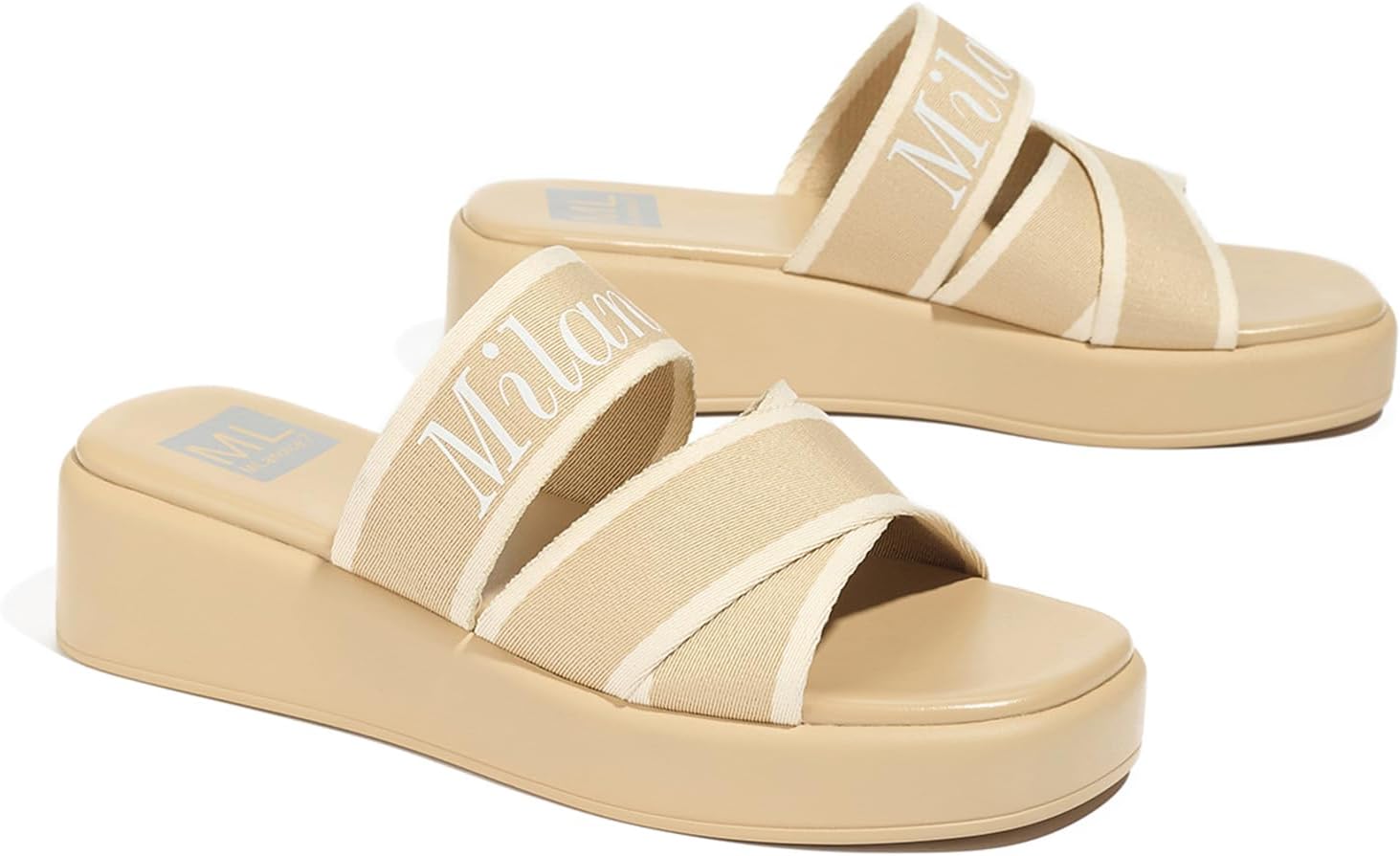 Platform Sandals Comfortable Slip On Wedge Sandals for Women Bohemia summer Open Toe Wedges Slides - Image 5