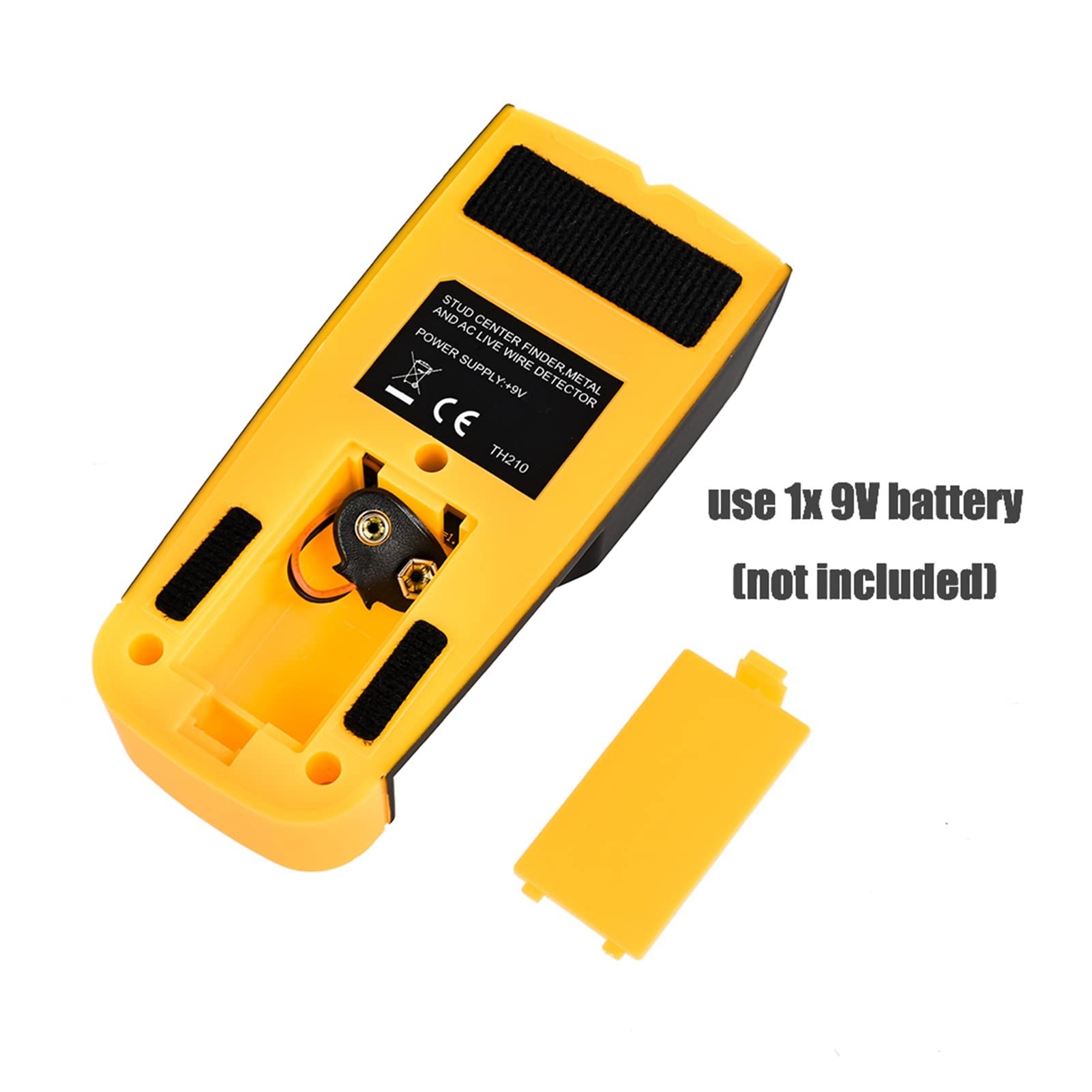 Wykrywacz metalu, Ściana Skaner 3 w 1 wykrywacz metali Znajdź metalowe Kołki AC. Napięcie Fire Wire Mur Detector Scanner Electric Box Detektor Mur Detector(Nero)