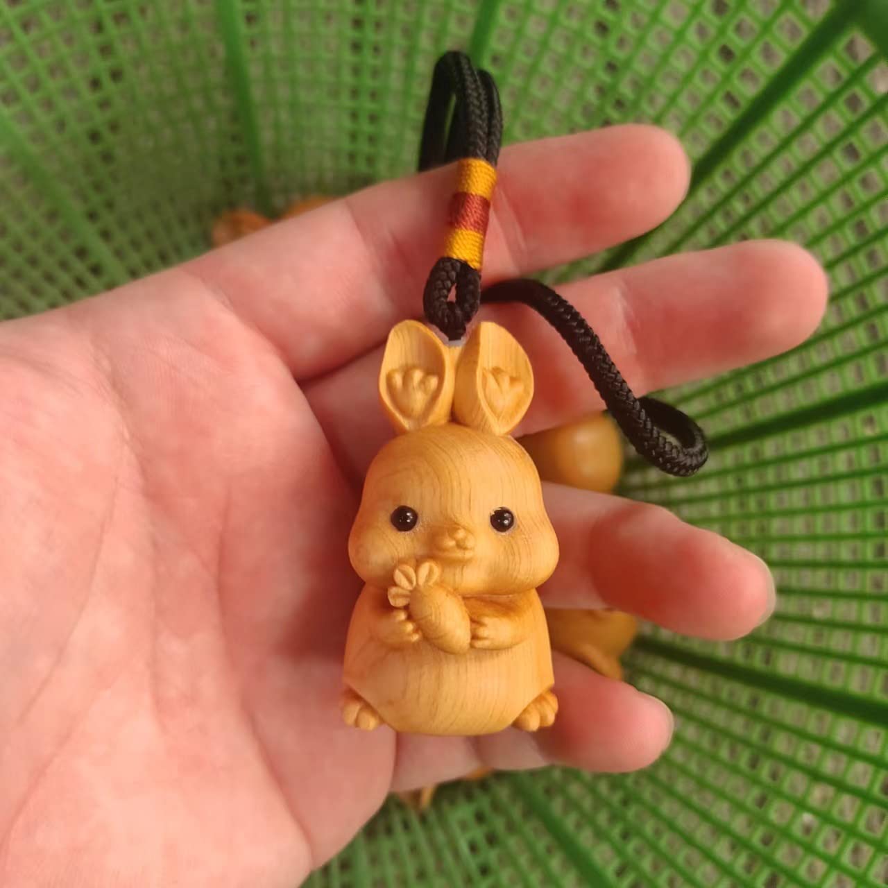 Chinese Zodiac Ornament, Cute Rabbit Zodiac 2023, Plush, Auspicious, Rich, Good Luck, Bag, Charm, Animals, Rabbit, Chinese Zodiac Ornament, Pendant, New Year's Day Decoration, Year-end and New Year, :