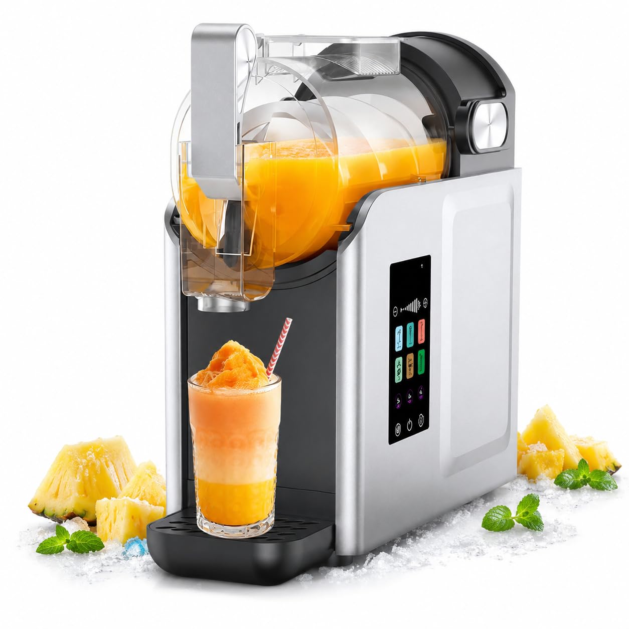 Slushy Machine Countertop / 2L Drink Maker for Home & Commercial Use