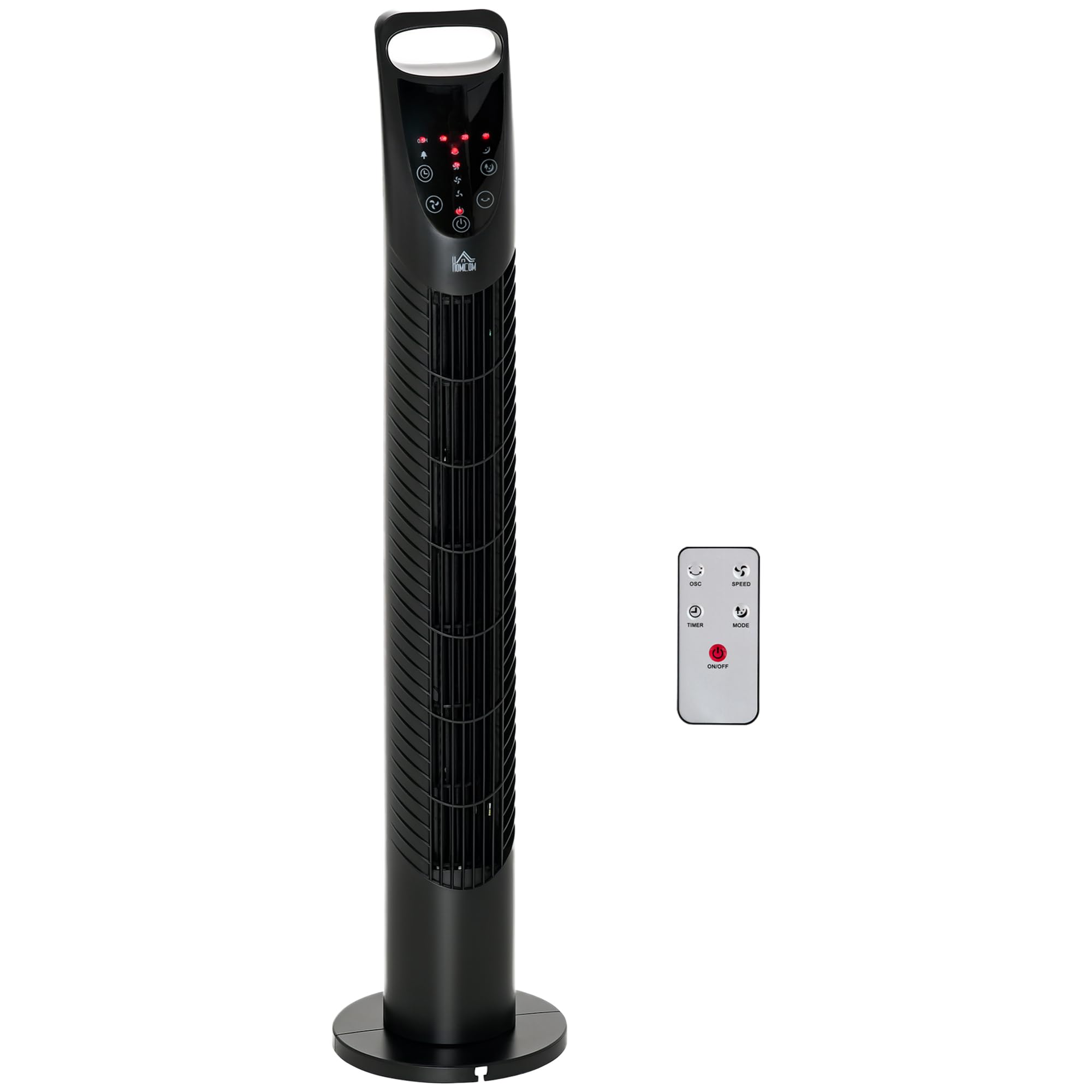 HOMCOM Tower Fan 40W Black