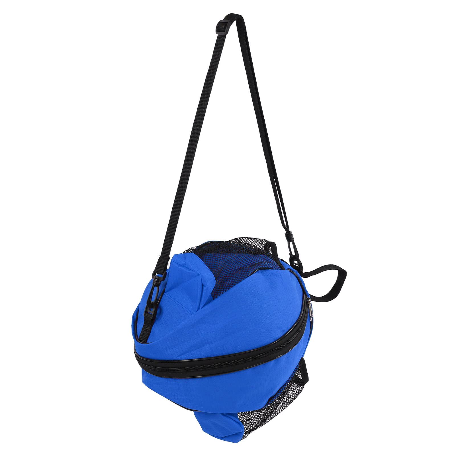 Basketball Supplies Round Mesh Basketball Bags Oxford Cloth Football Storage Pouch Sports Backpack for Single Basketball, Football, Vollyball,