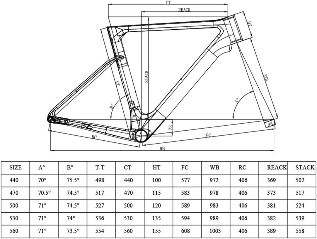 700C Carbon Road Bike Frameset Lightweight Breaking Wind Racing Bike Frame 44/47/50/53/56cm Disc Brake Frame Thru Axle 12 * 100/12 * 142mm Internal Routing