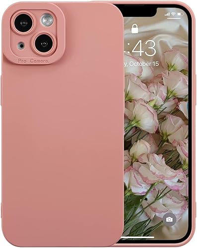 Miniatura 12 de DEFBSC Compatible con iPhone 14 Pro, funda de silicona líquida, funda protectora para cámara, protección de cuerpo completo de goma de gel, cubierta