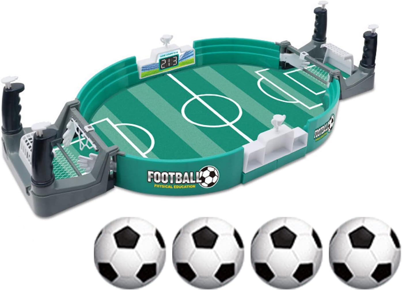 Mini Foosball Tables, Tabletop Slingshot Games Toys, Children's Soccer Two-Player Match Table Soccer Field Games Parent-Child Interaction Boys