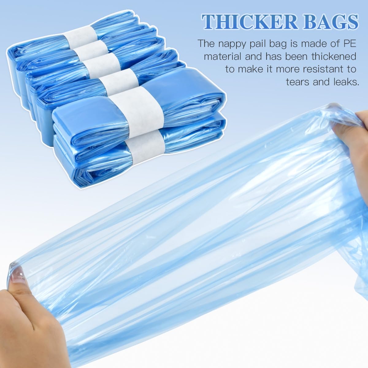 Recambio Contenedor Pañales 10 Unidades, 4.5m Recambios Para Cubos De Pañales Recambios De Papelera Pañales Bebe Para Bolsas Pañales Tommee Tippee, Para Angelcare Recambios