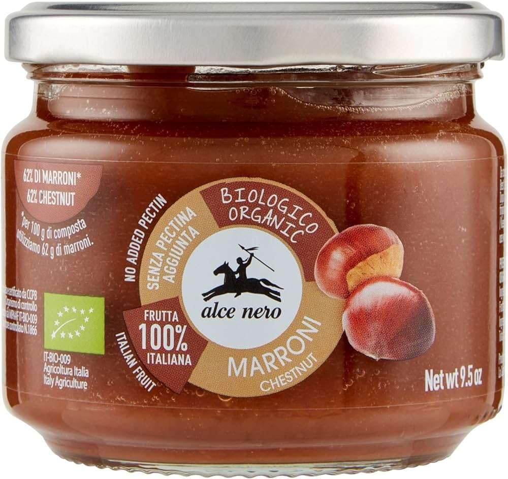 Alce Nero Composta Di Fichi E Limoni Bio Organic figs and lemon jam GMO Free Gluten Free No Synthetic Chemicals and Pesticides 270g
