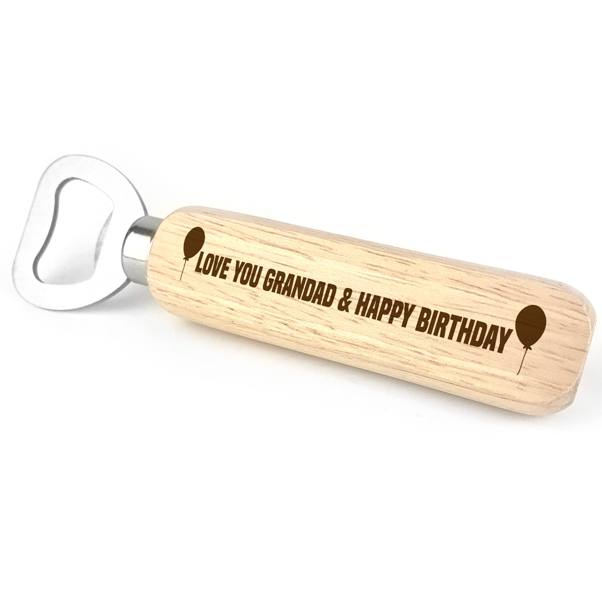 Novelty Birthday Gift for Grandad Wooden Bottle Opener Thank You Grandparent Gift