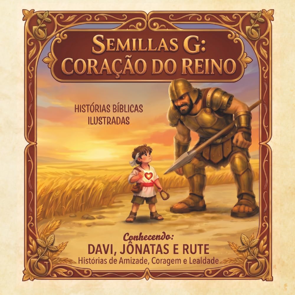 Histórias bíblicas ilustradas para crianças: Conhecendo: Davi, Jônatas e Rute: Coração do Reino