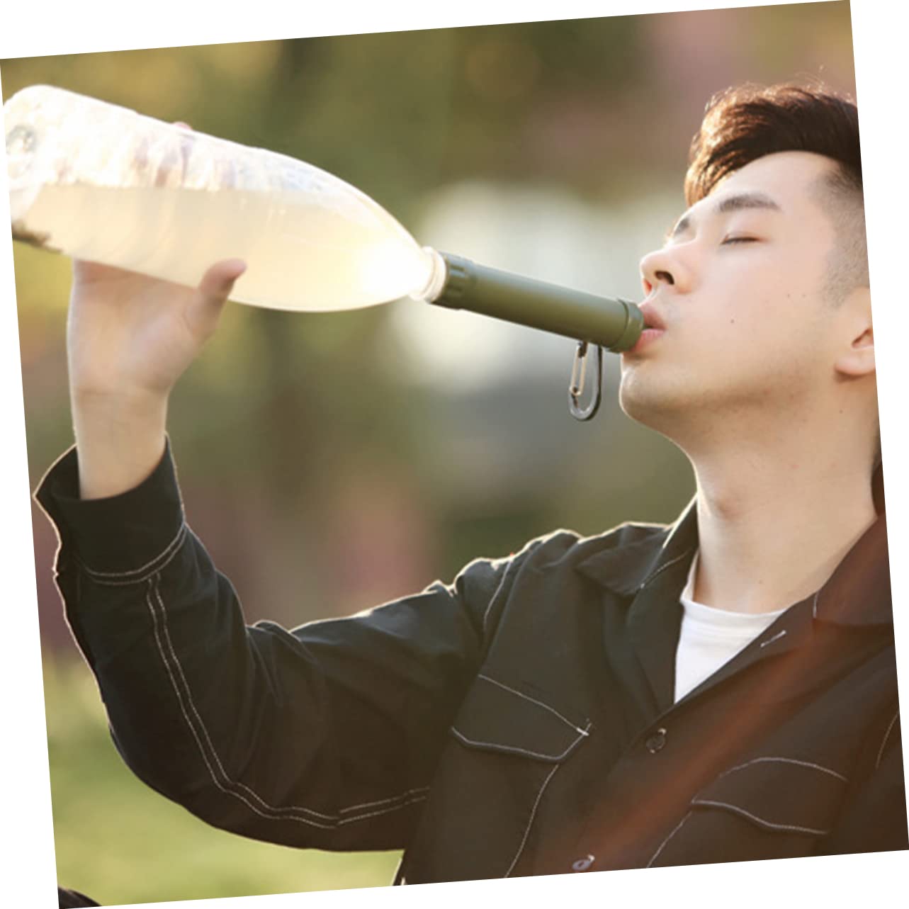 Toddmomy 3stücke Praktischer Tragbarer Wasserfilter Lebensrettender Outdoor-wasserreiniger Für Camping Wandern Und Survival-aktivitäten - Und Leicht Zu Transportieren