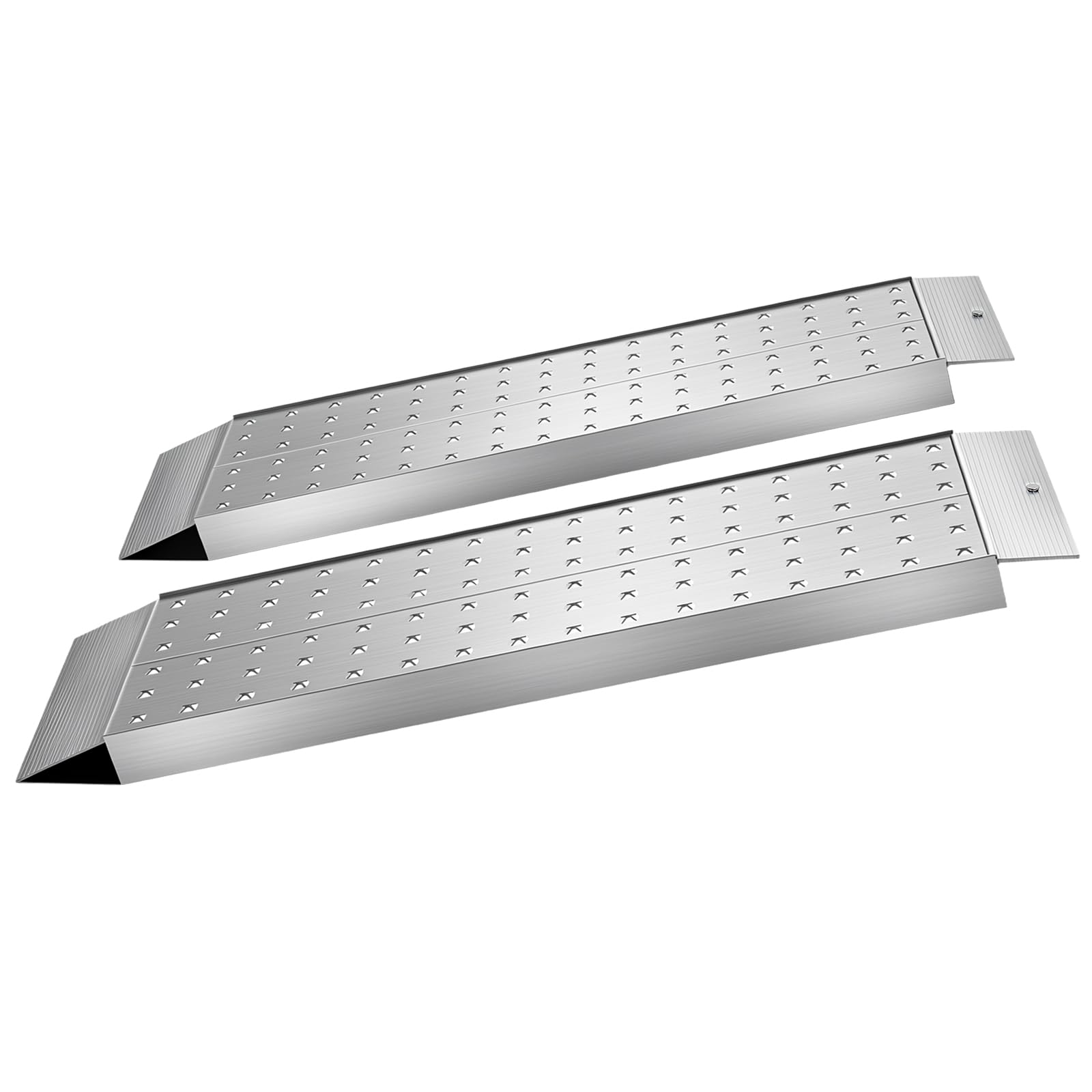 VEVOR Rampas de Carga de Aluminio para Remolques 2 Piezas, Rampas para Tractor 999 x 304 x 55 mm, Superficie Antideslizante, Capacidad Combinada de 1360 kg, para Motocicletas, Cortadoras de Césped