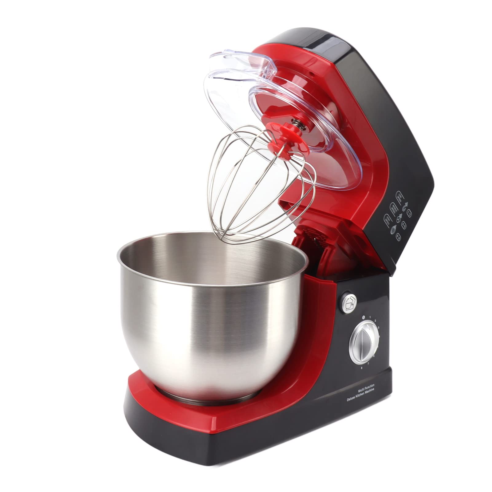 Denash Wielofunkcyjny Mikser Stóp Kuchennych 1000W Mocny 8 -prędkości Elektromowy Blender dla Entuzjastów Pieczenia ze Stali Nierdzewnej