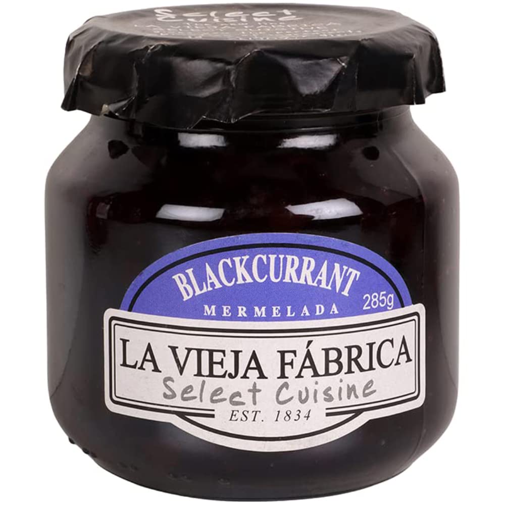 La Vieja Fabrica Black Currant Mermelada Jam, 285 g