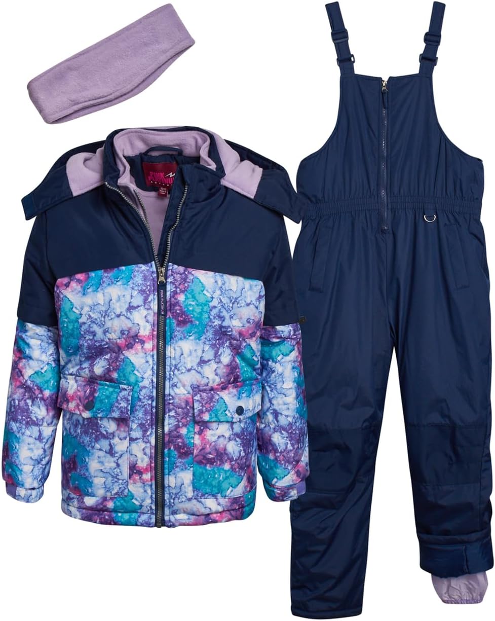 Pink Platinum Girls Snowsuits – 2 Piece Waterproof Toddler Winter Jacket and Ski Pants – Winter Clothes for Girls (2T-16) Pink Platinum Girls Snowsuits – 2 Piece Waterproof Toddler Winter Jacket and Ski Pants – Winter Clothes for Girls (2T-16)