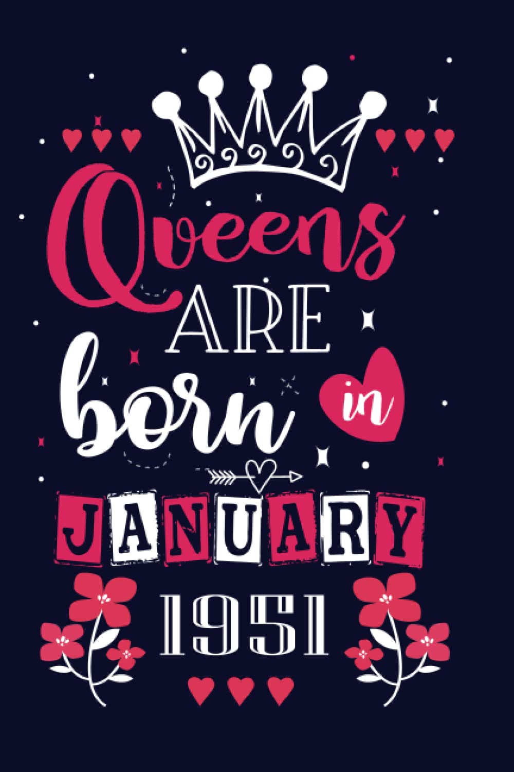 Queen Are Born in January 1951: 72 nd January birthday gifts for women | Motivational quotes | Happy Birthday | January Birthdays| personalized birthday book| personalized birthday gifts for Lovers
