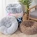 Nisrada Katzenbetten für Indoor-Katzen, 50cm, Hundebett für kleine Melium-große Hunde, waschbares, rundes Haustierbett für Welpen und Kätzchen, mit Rutschfester Unterseite