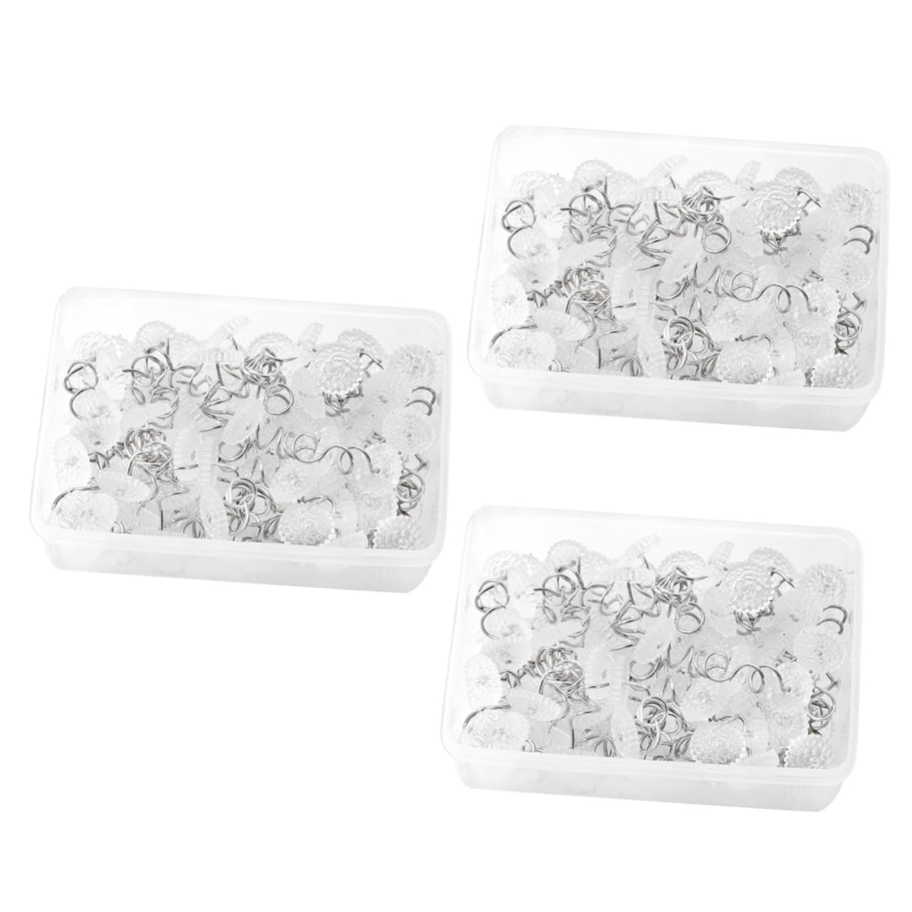 Fixations en acier inoxydable en spirale pour coussins lot de 300
