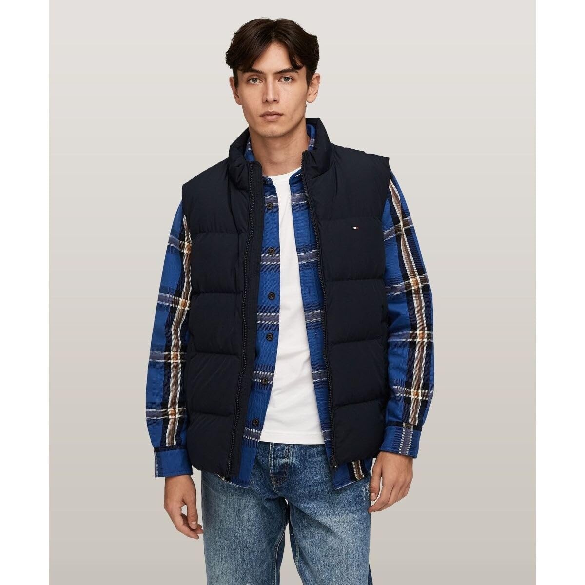 Tommy Hilfiger Kamizelka Mężczyźni Kamizelka Puchowa Mw0mw37254