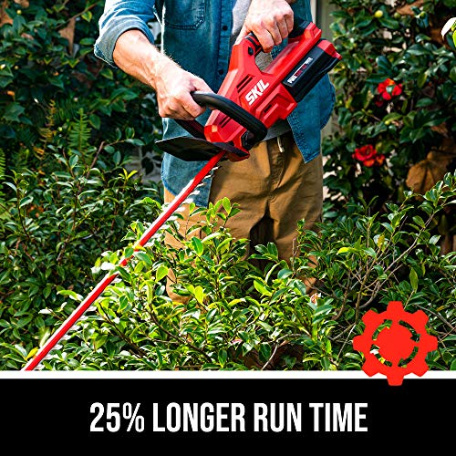 SKIL PWR CORE 40 Brushless 40V 24” Cordless Hedge Trimmer Kit with Dual