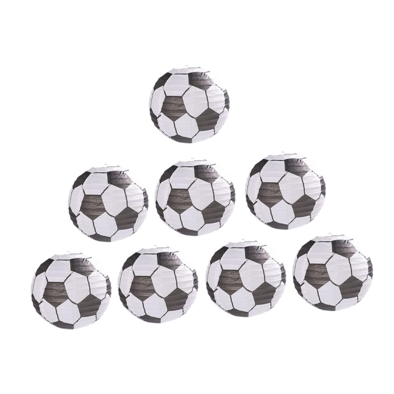 Gatuida 2 Set Carta Forma Pallone Da Calcio Decorazioni Per Sportive Per Compleanni E Cerimonie 8 Pezzi*2