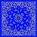 ZanheadgearÂ® Bandanna Cotton Navy Paisley