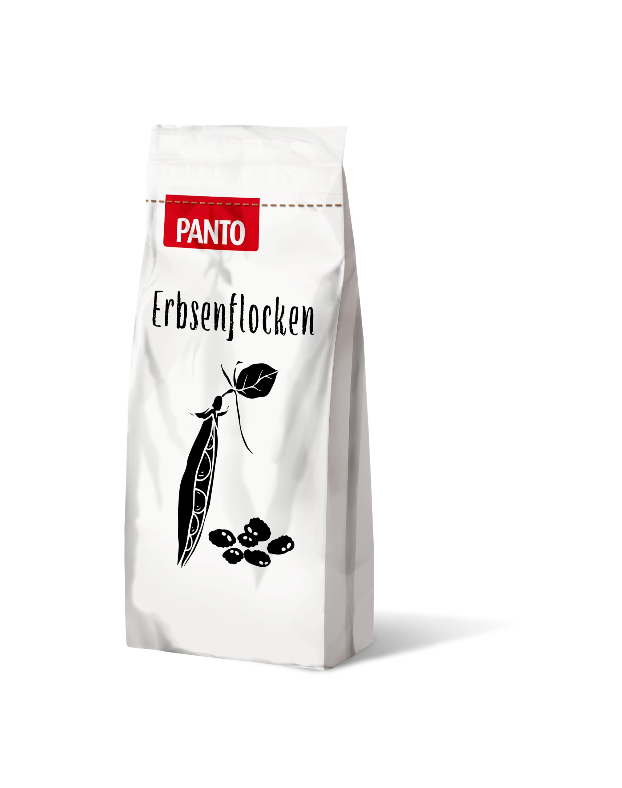 PANTO Erbsenflocken 25 kg – Futtermittel Rohkomponente, proteinreich | Nährstoffreiche, proteinreiche Erbsenflocken als Rohkomponente – für Futtermischungen & Nutz- und Haustiere