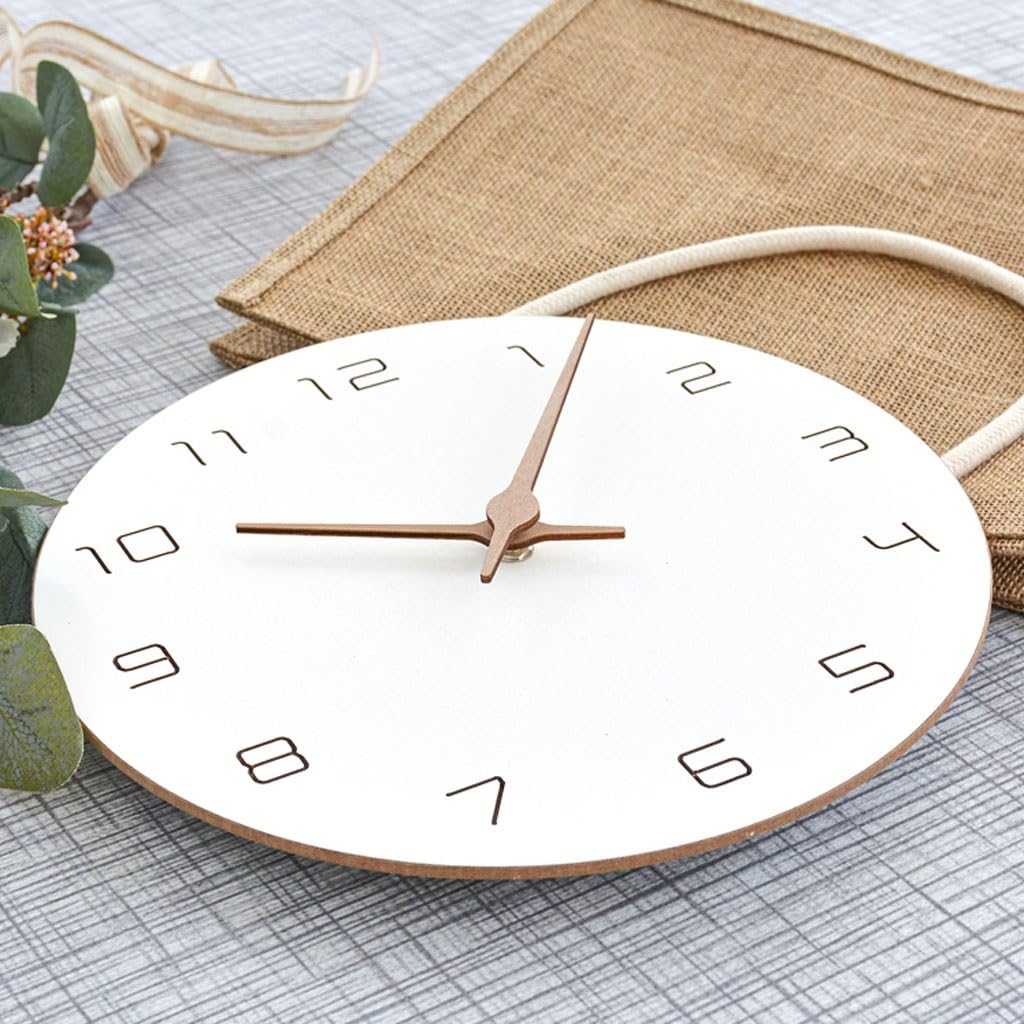 Orologio da parete Orologio creativo Orologio da parete nordico Orologio semplice for la casa Soggiorno Camera da letto Studio Orologio silenzioso Reloj De Pared(B)
