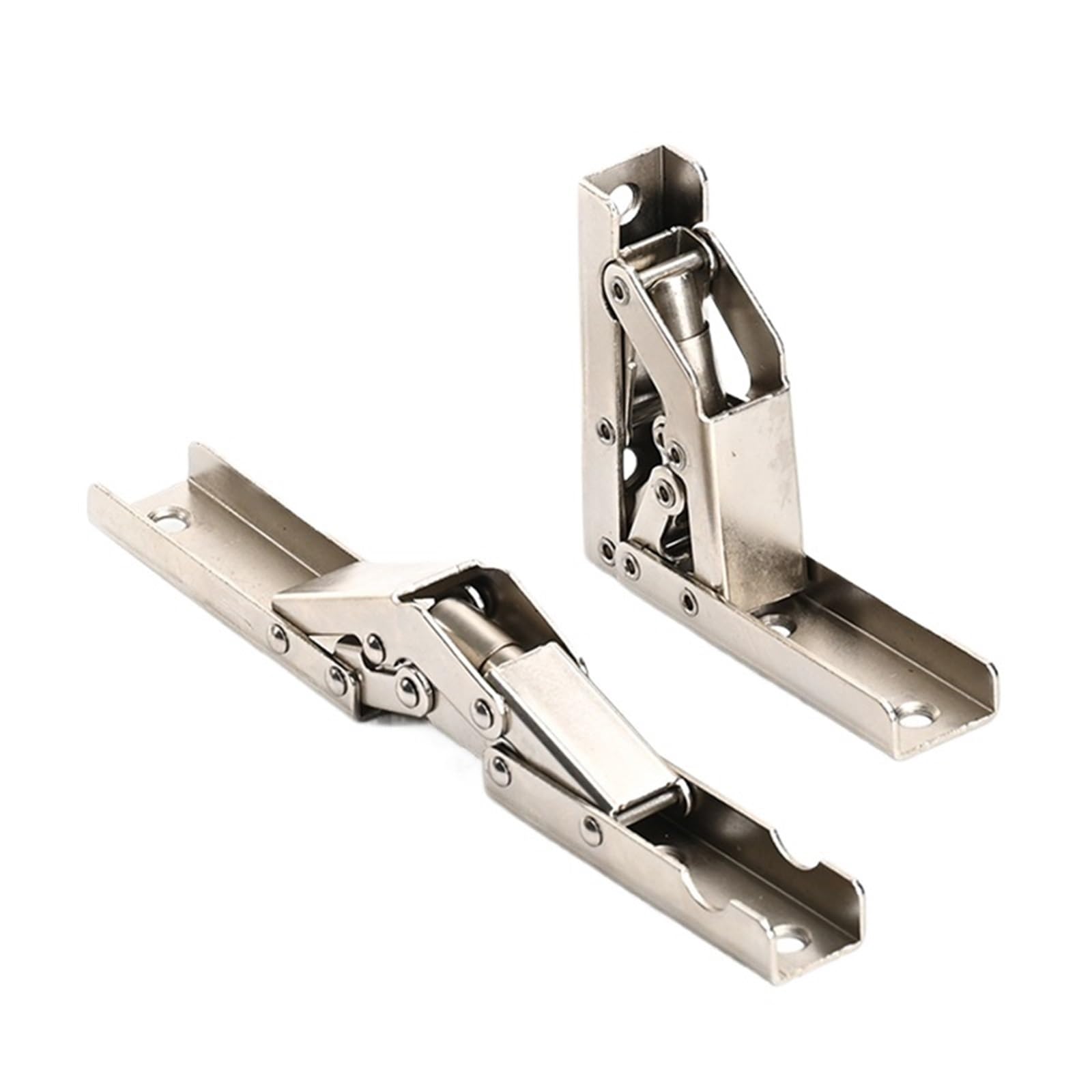 1PCS 90 Degree Cold-Rolled Steel Folding Hinge No-Drill