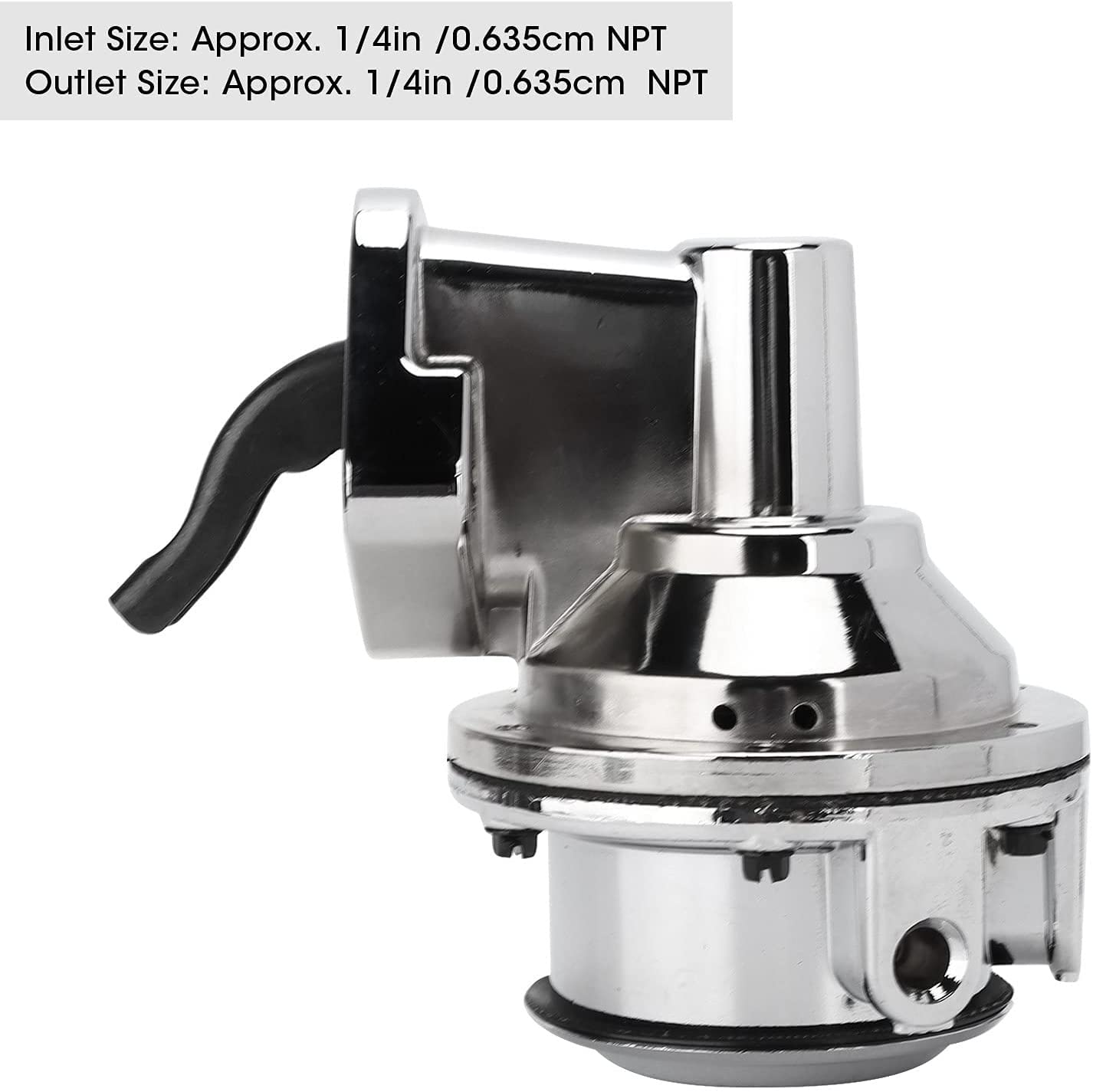 Amazon | ycxf 8.0GPH燃料ポンプ機械式燃料ポンプ二重バルブの